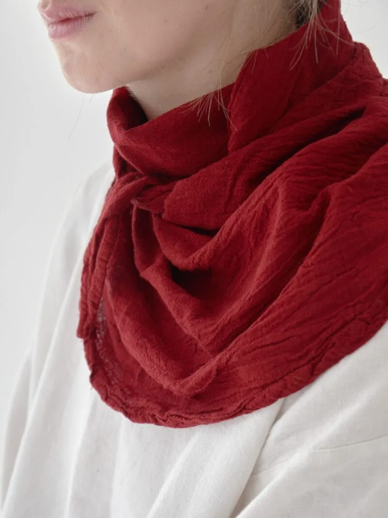 Burgund Bandana na głowę, bandana damska, bandana męska, bawełniana bandana, akcesoria modowe, chustka, apaszka, pomysł na prezent. owijamwbawelne.pl
