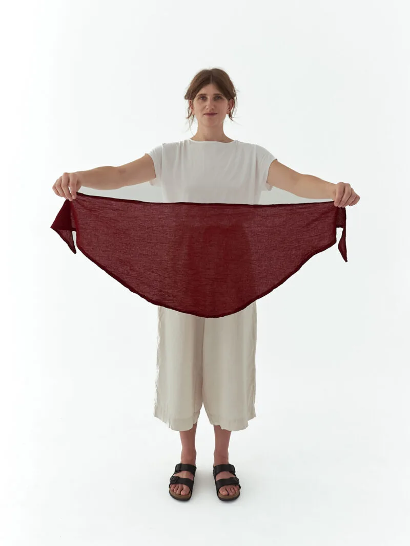 Burgund Bandana na głowę, bandana damska, bandana męska, bawełniana bandana, akcesoria modowe, chustka, apaszka, pomysł na prezent. owijamwbawelne.pl