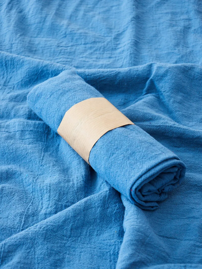 Bandana niebieska błękitna na głowę, bandana damska, bandana męska, bawełniana bandana, akcesoria modowe, chustka, apaszka, owijam w bawełnę