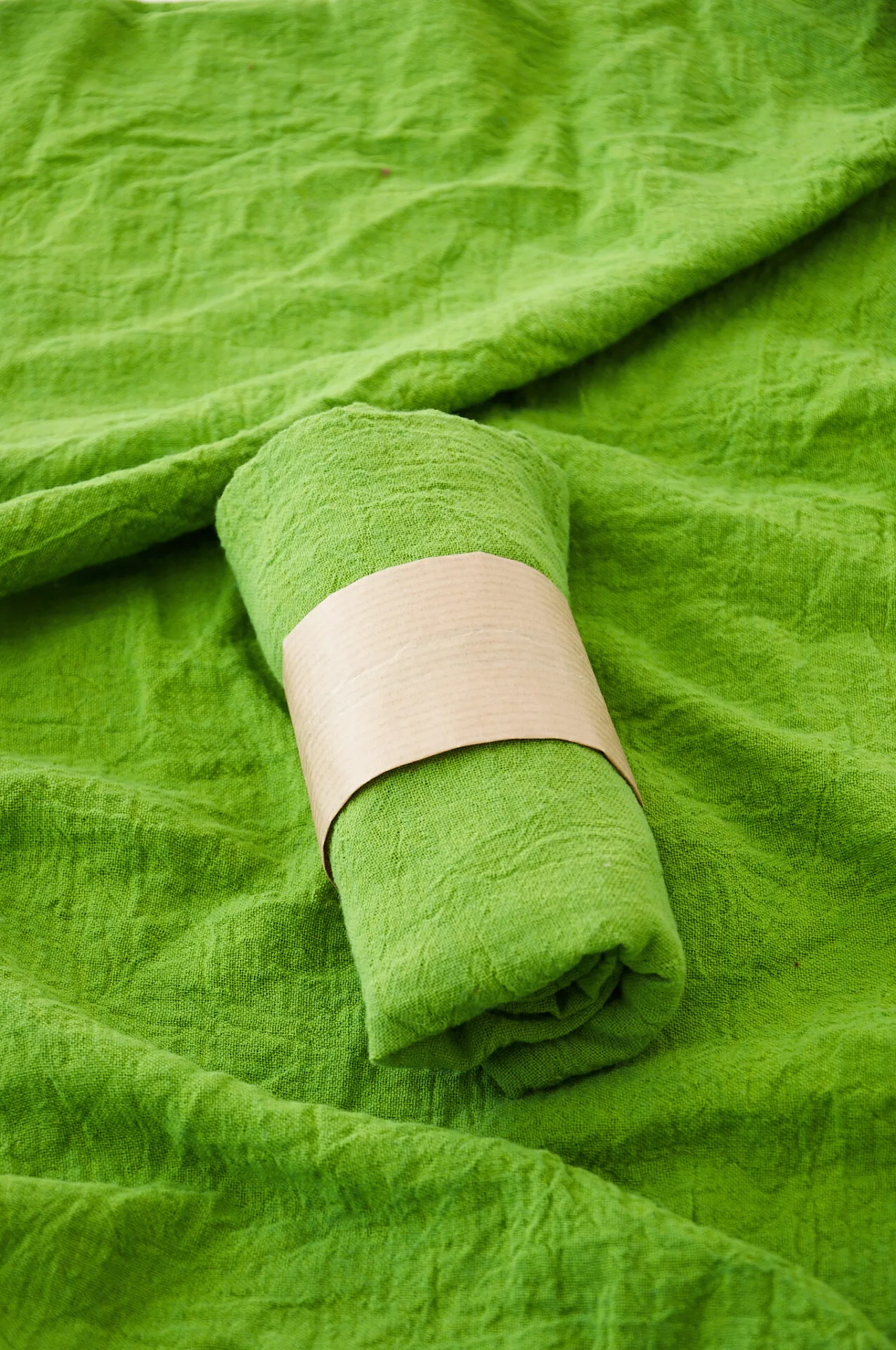 Bandana zielona jasna chustka na głowę bandana damska bandana męska bawełna akcesoria prezent chustka apaszka owijam w bawełnę.pl