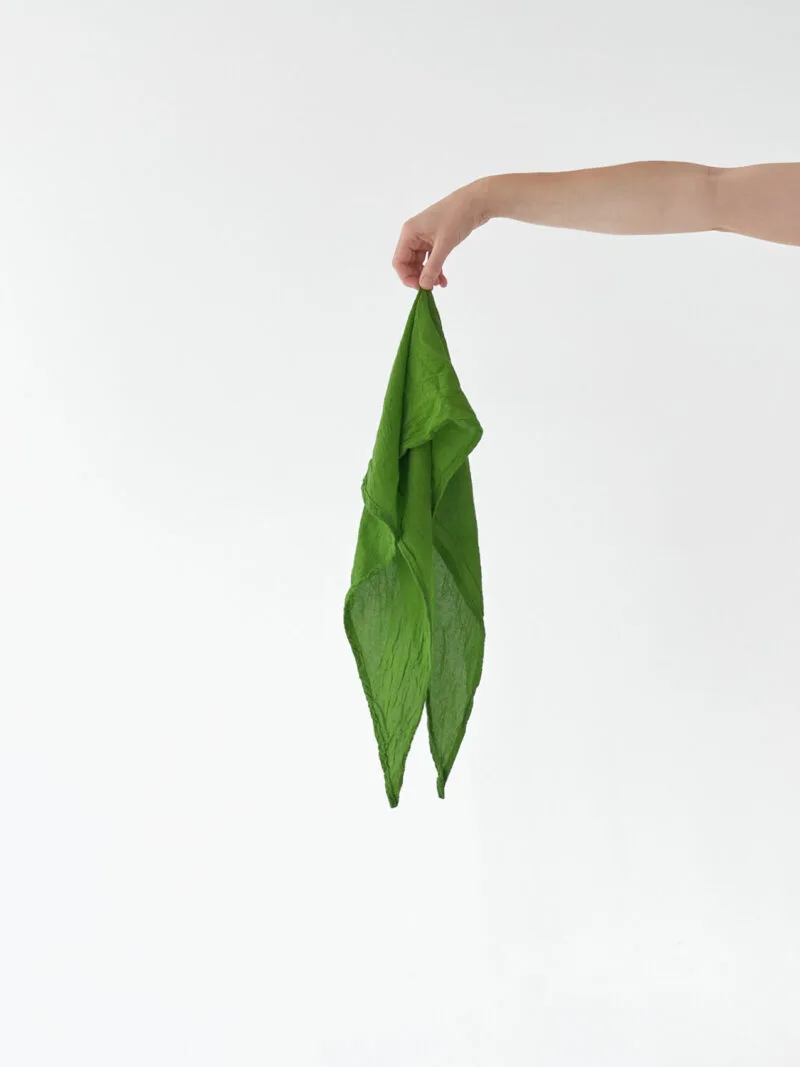 Bandana zielona jasna chustka na głowę bandana damska bandana męska bawełna akcesoria prezent chustka apaszka owijam w bawełnę.pl