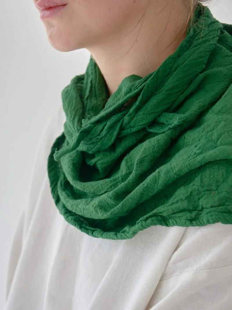 Butelkowa zieleń Bandana chustka na głowę bandana damska bandana męska bawełna akcesoria prezent chustka apaszka owijamwbawełnę.pl