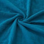 chusta niebieska petrol na głowę, damska i męska. Bawełna organiczna, akcesoria, prezent, odzież. Owijam w bawełnę