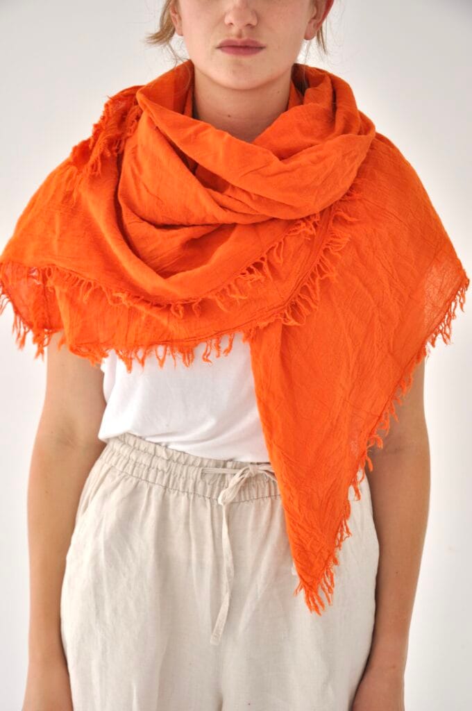Chusta Pomarańczowa Jasna