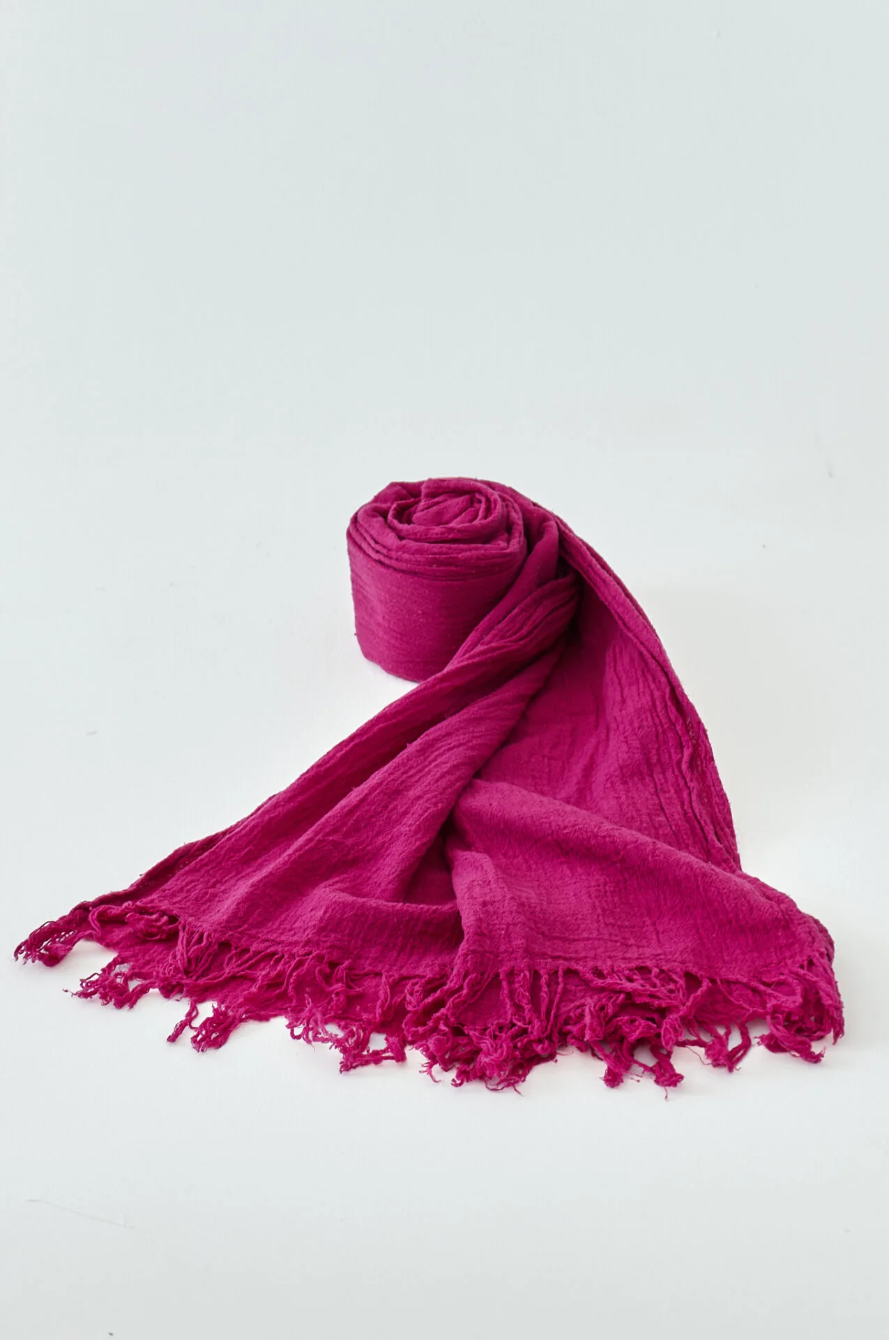 SZAL FUKSJA | 100 % BAWEŁNA | Kwiat Fuksji - obrazek 5