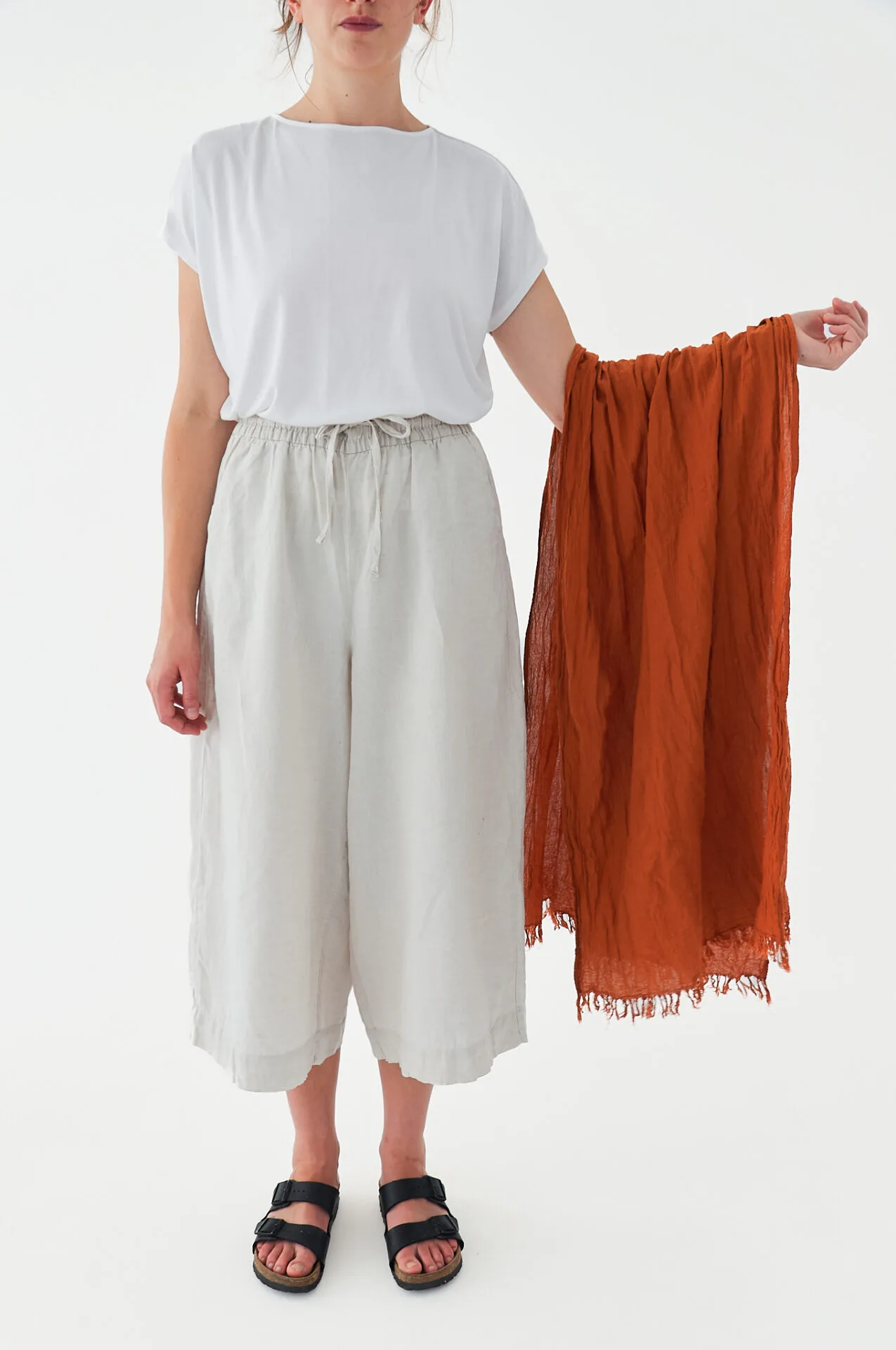 szalik-damski-meski-bawelna-organiczna-kolor-rudy--brunatny-owijam-w-bawelne-szalik-na-wiosna-lato-jesien-zima-4