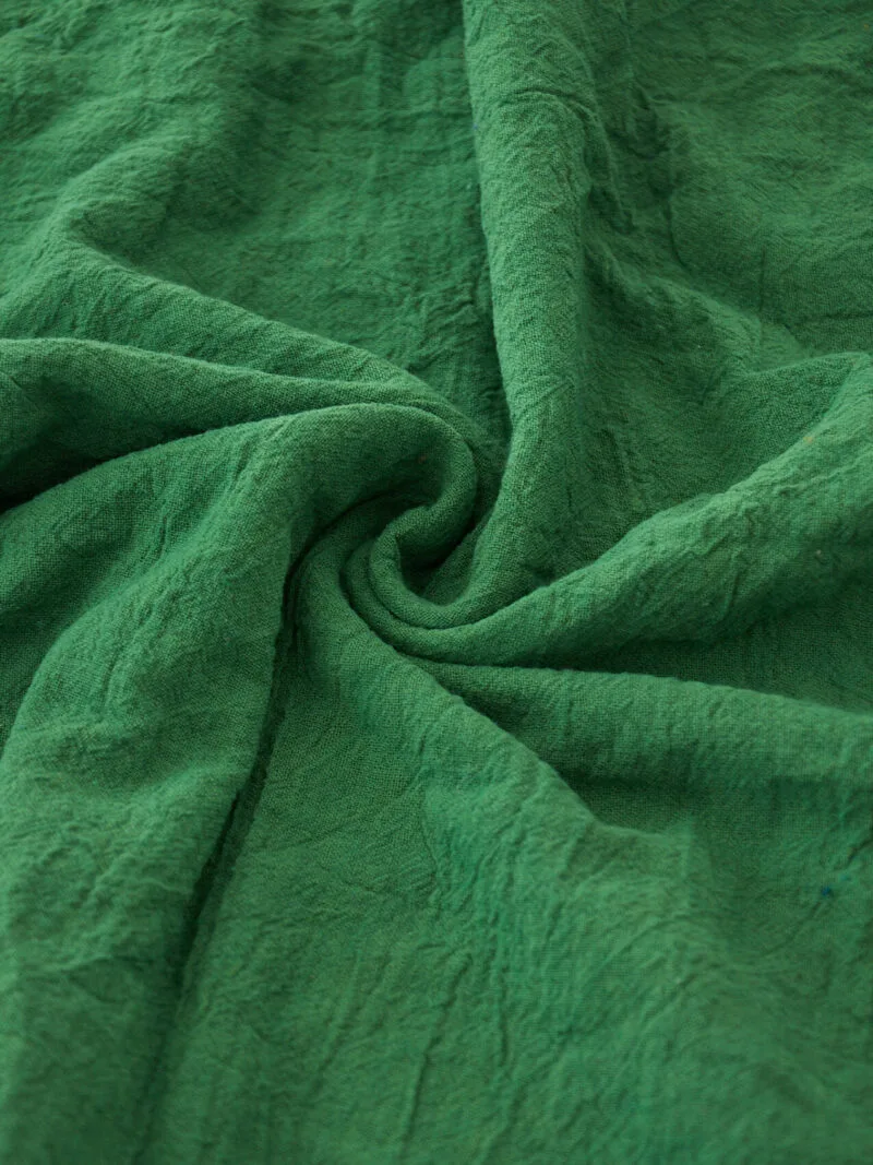 Zielona chusta na głowę, damska i męska. Bawełna organiczna, akcesoria, prezent, odzież. Owijam w bawełnę