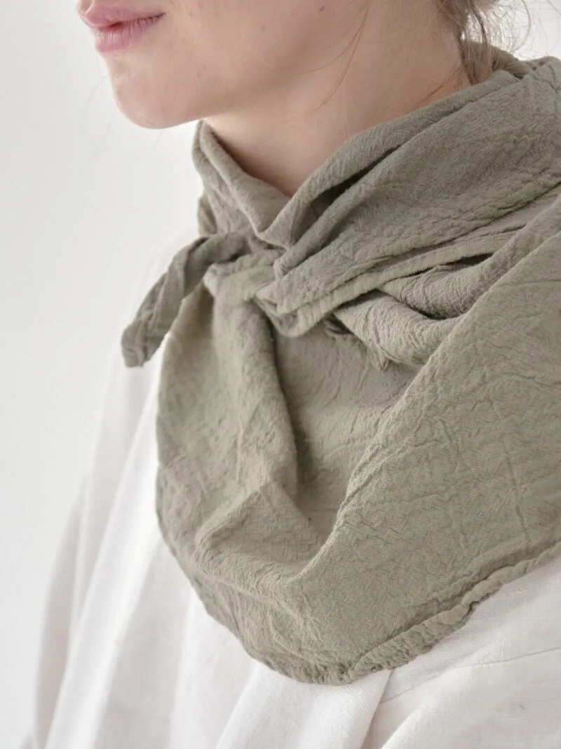 Bandana szara na głowę bandana damska i męska, bawełniana bandana, akcesoria modowe, chustka, apaszka, owijam w bawełnę