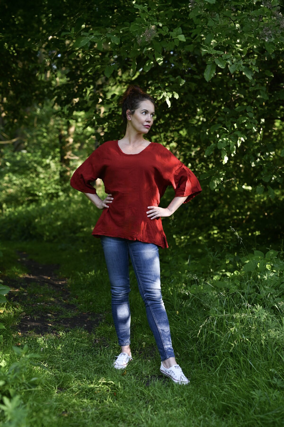 bluzka-top-szeroka-oversize-nietoperz-burgundowa-czerwona-bawelna-organiczna-na-lato