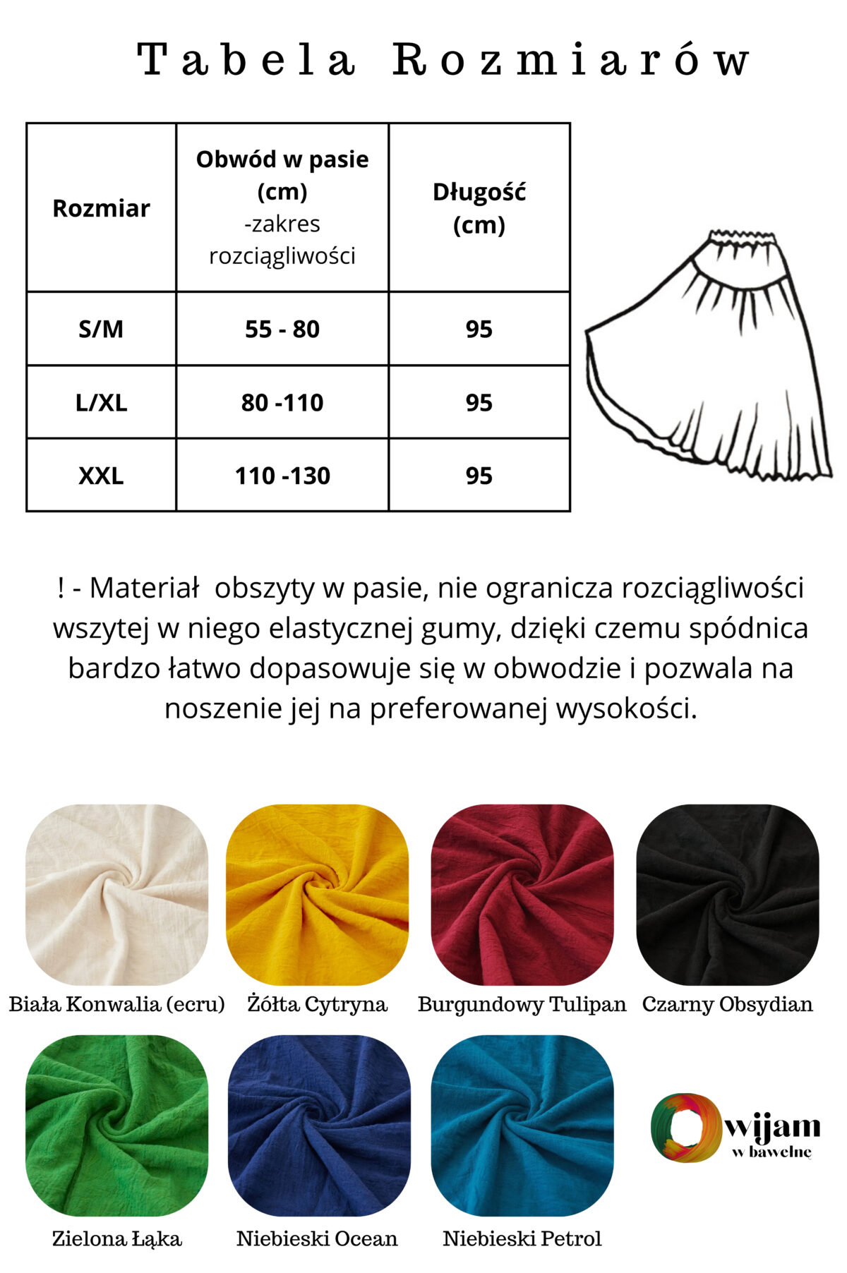 tabela rozmiarów