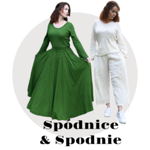 Spódnica i spodnie bawełniane lato lekkie