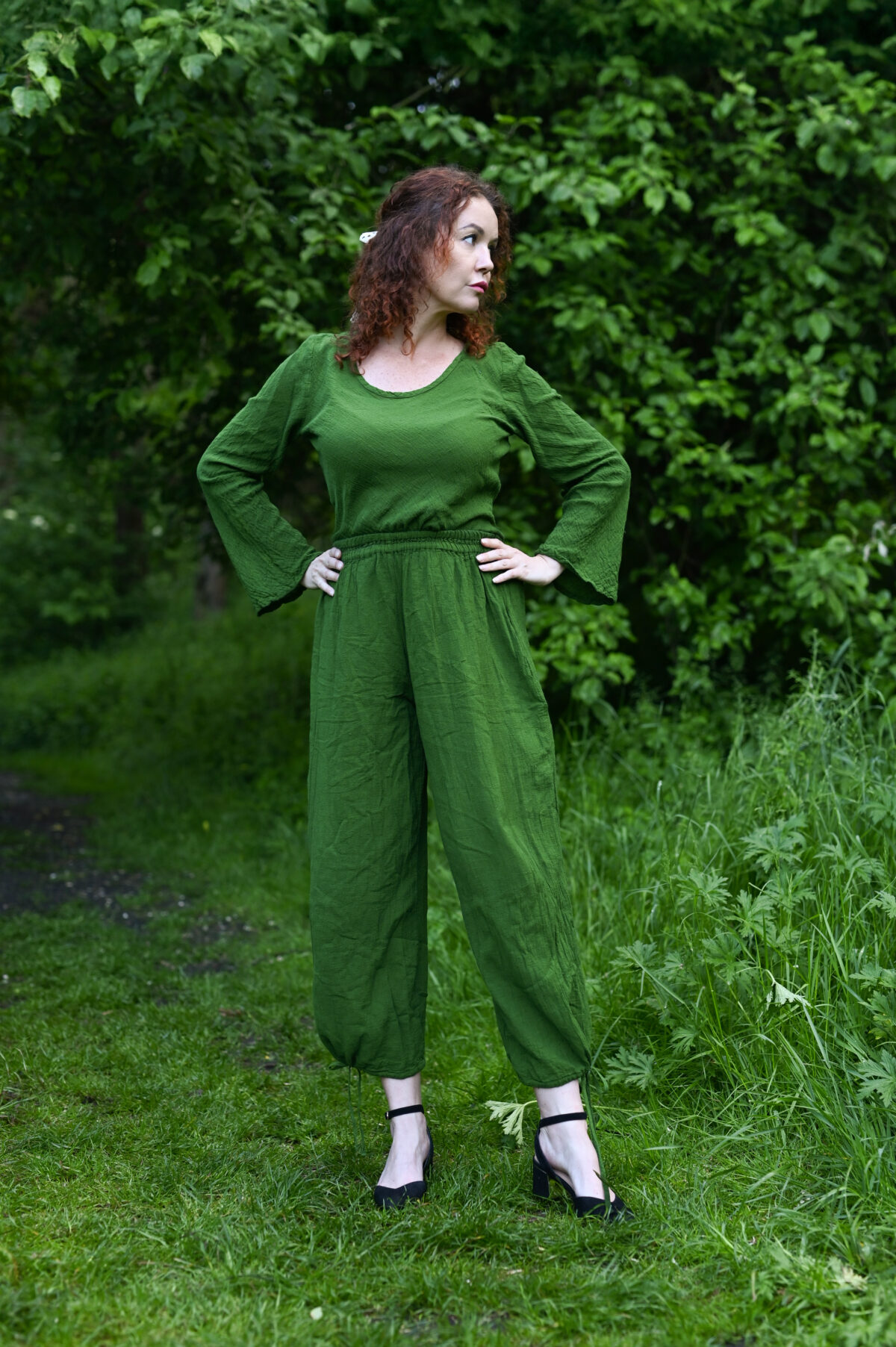 spodnie-troczki-guma-w-pasie-bawelniane-100%-elastyczne-oversize