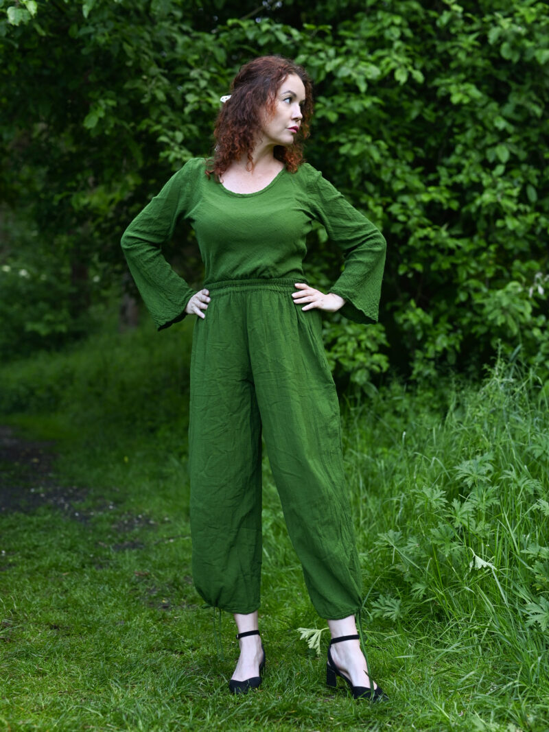 spodnie-troczki-guma-w-pasie-bawelniane-100%-elastyczne-oversize