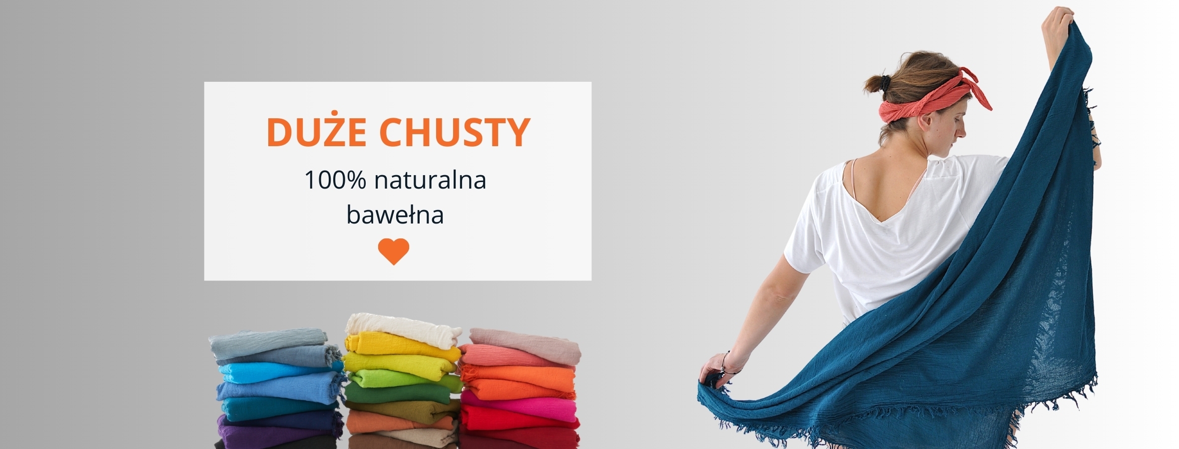 duża chusta na głowę lub dekolt. Damska i męska