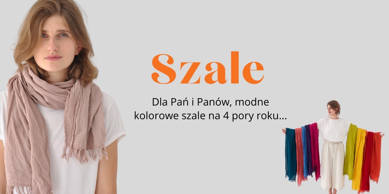 Damskie i męskie szale zima lato