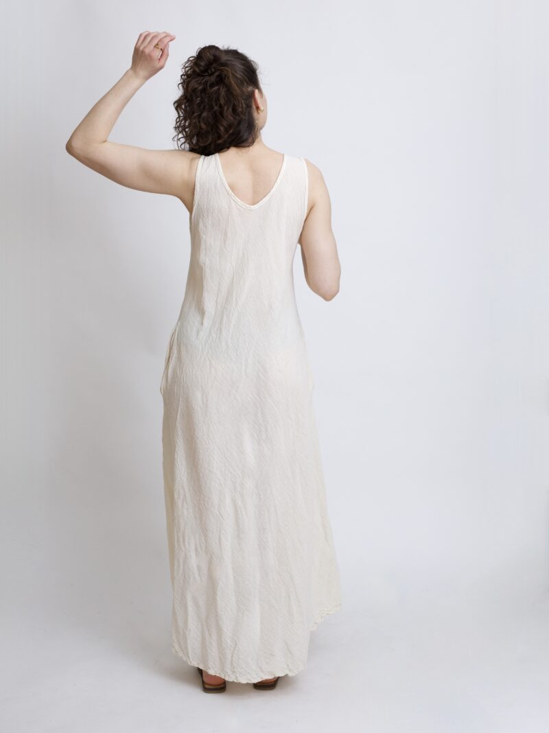 bawełniana sukienka maxi długa. Czysta 100% bawełna organiczna. Odzież damska