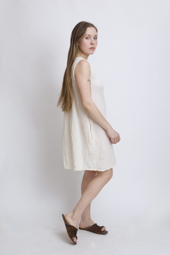 bawełniana sukienka mini na lato i na wakacje