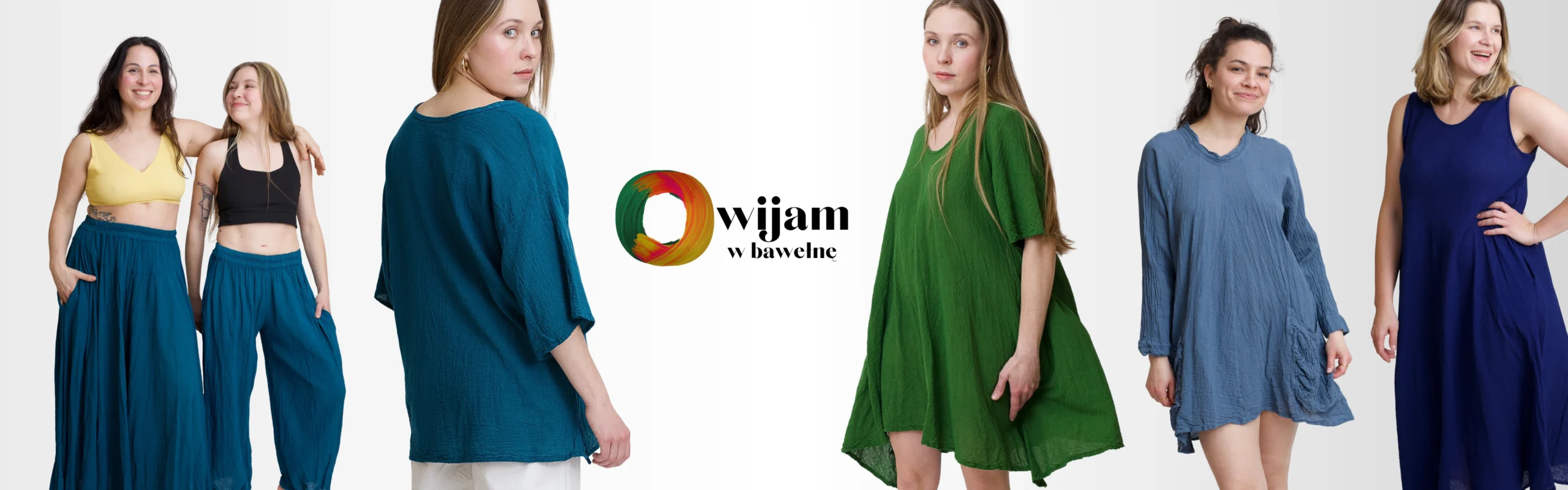 odzież damska z czystej bawełny oversize. Naturalne tkaniny - owijam w bawełnę